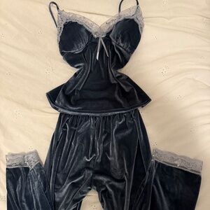 Velvet and Lace Lounge Set
